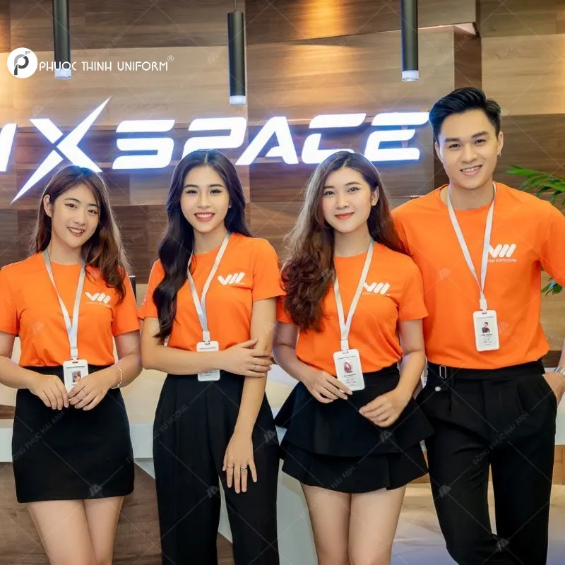Tổng hợp các mẫu đồng phục nhân viên bán hàng đẹp, chuẩn form Đồng phục nhân viên bán hàng
