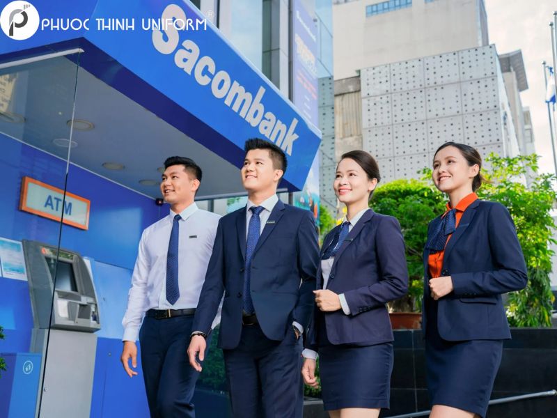 đồng phục Sacombank