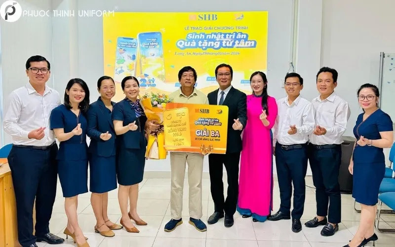10+ mẫu đồng phục SHB chuyên nghiệp cho nhân viên ngân hàng đồng phục shb
