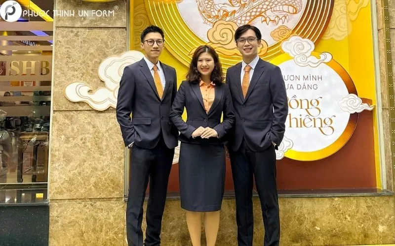 10+ mẫu đồng phục SHB chuyên nghiệp cho nhân viên ngân hàng đồng phục shb