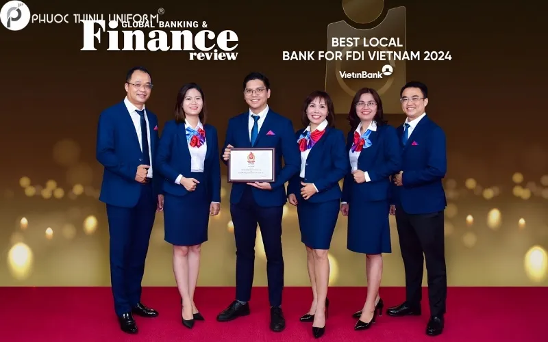 Đồng phục Vietinbank: Thiết kế tinh tế, sang trọng & chuyên nghiệp đồng phục vietinbank
