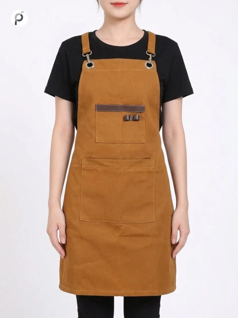 Tạp dề pha chế quán cafe