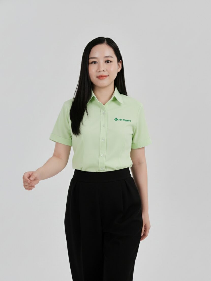 Áo sơ mi đồng phục công ty dược Phong Phú