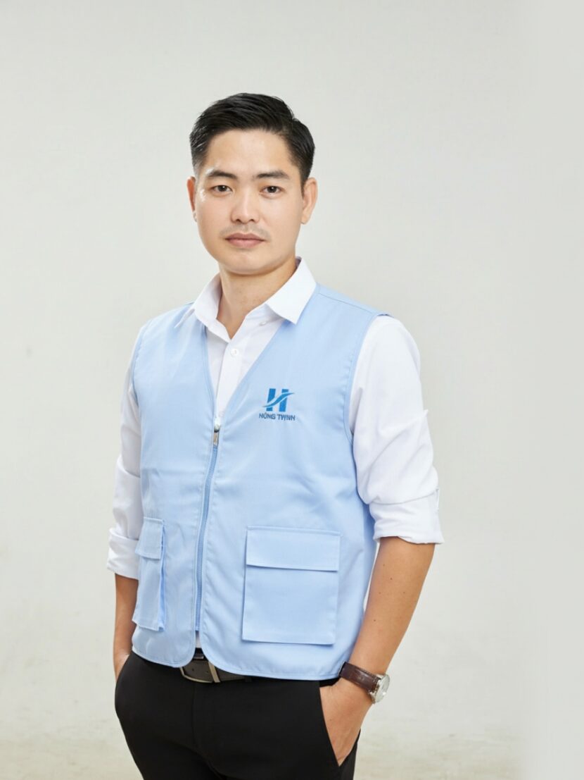 Áo gile đồng phục bảo hộ lao động -04 batch virtual try on 7