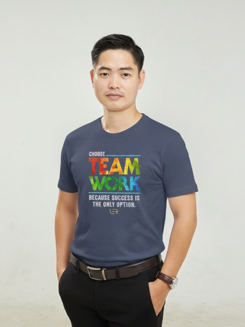 Áo team building màu xám 