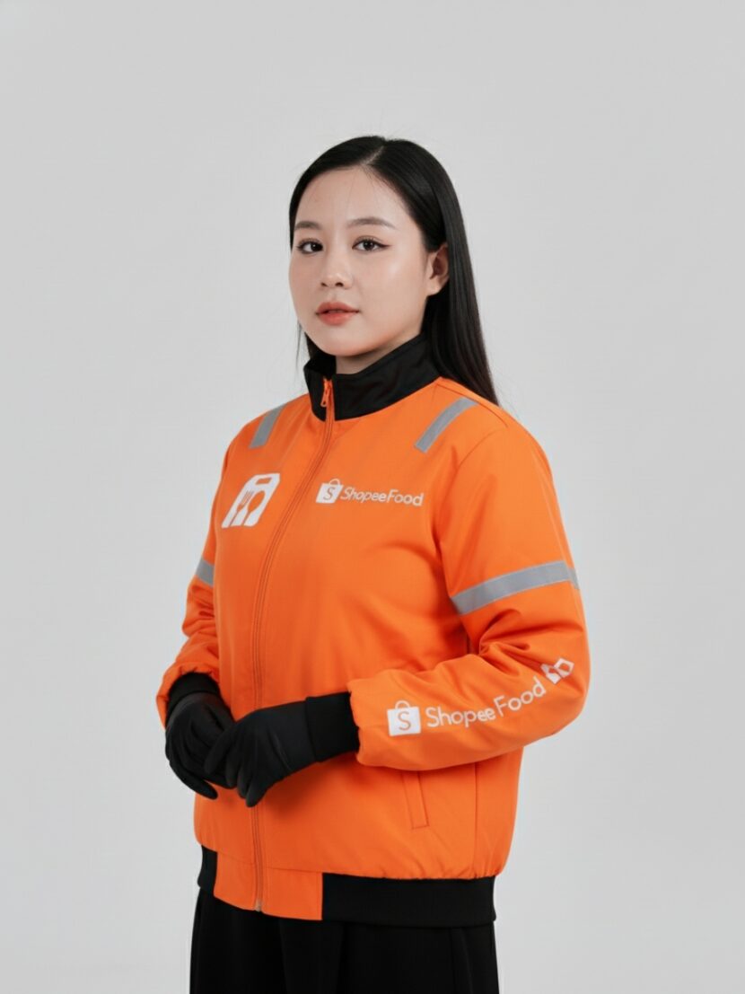 Áo khoác đồng phục Shopee Food
