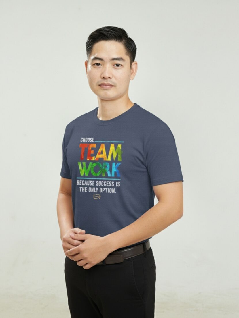 Áo team building màu xám "Choose Team Work" - 21