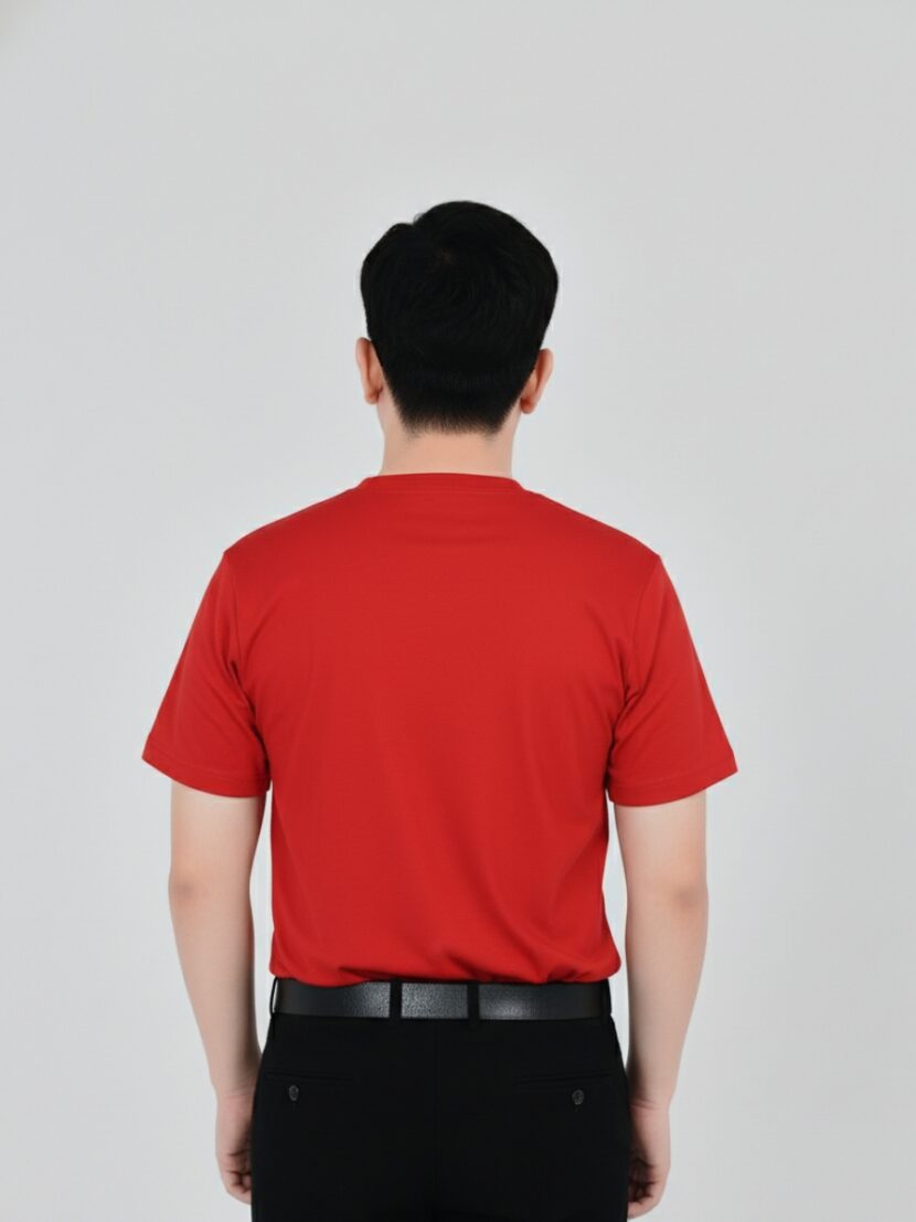 Áo thun team building phối màu đỏ vàng - 15