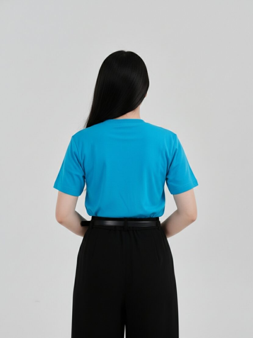 Áo team building màu xanh biển - 08