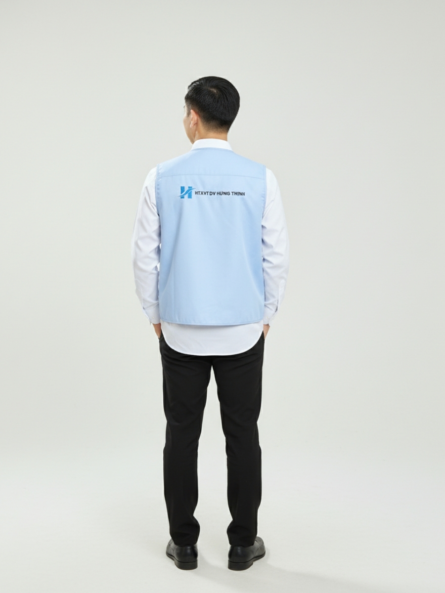 Áo gile đồng phục bảo hộ lao động -04 batch virtual try on pose 3 8