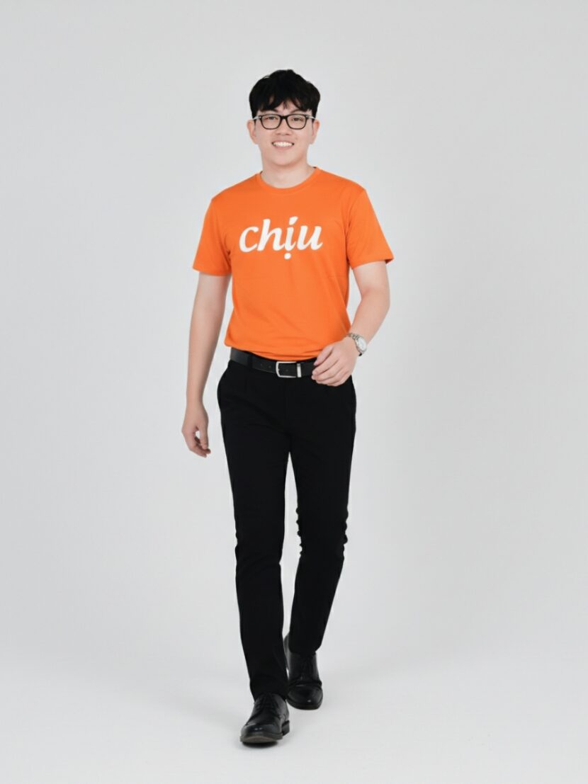 Áo team building màu cam - 03