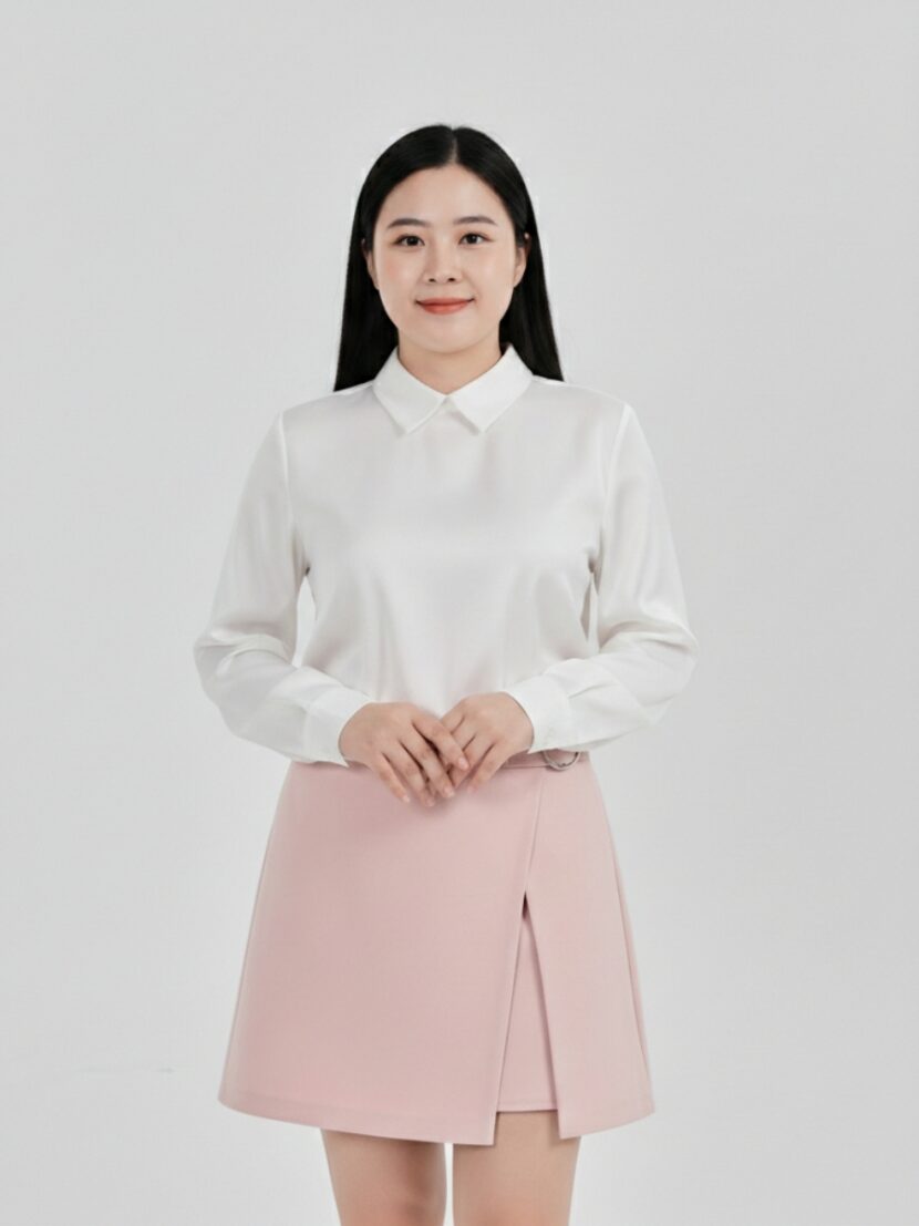 Chân váy đồng phục công sở chữ A - 18-2