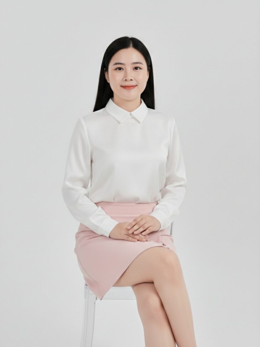 Chân váy đồng phục công sở chữ A - 18-2