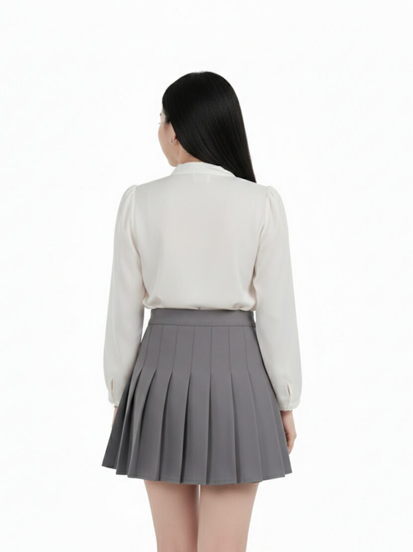 Chân váy đồng phục xếp li công sở - 12