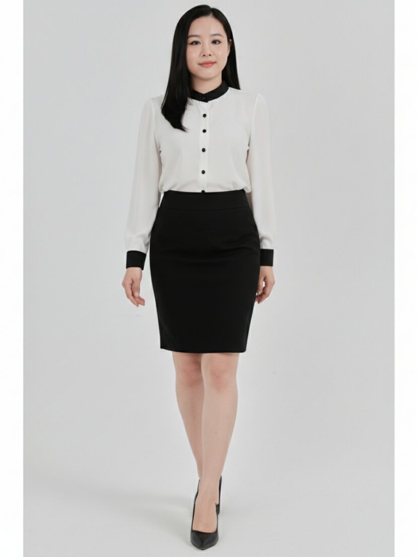 Váy đồng phục bút chì công sở - 32