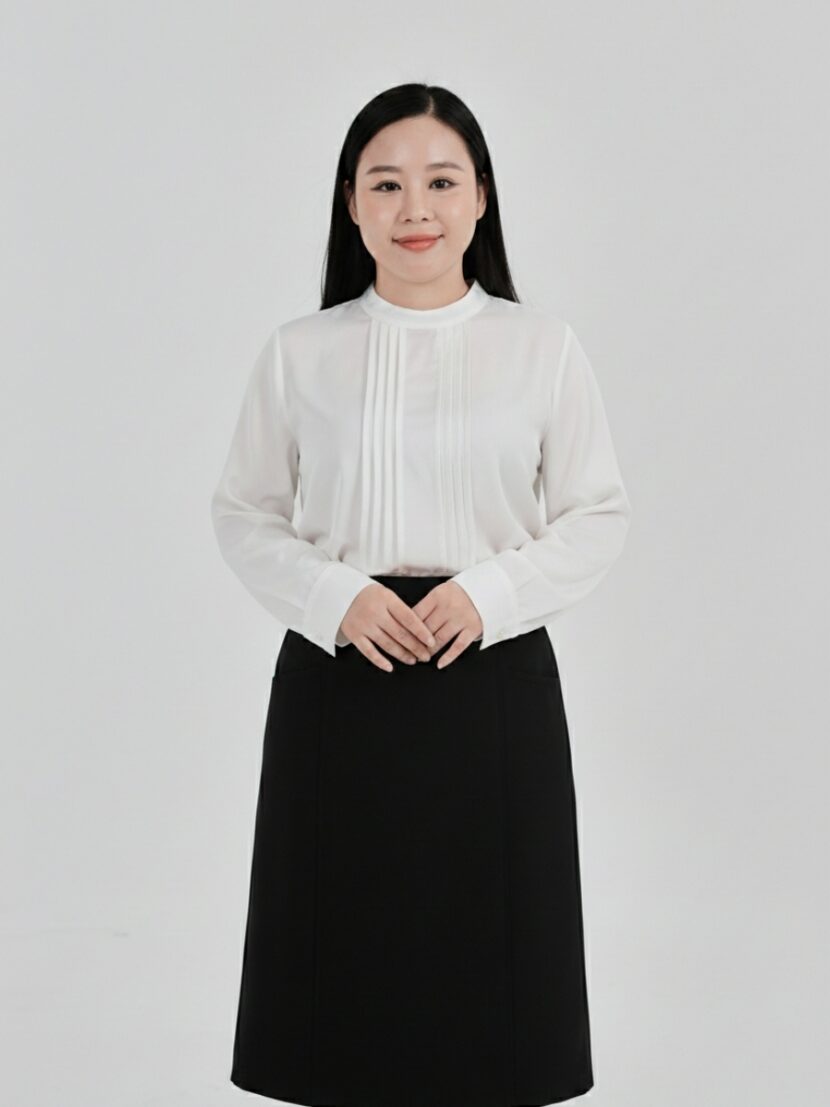 Chân váy đồng phục công sở chữ A - 25