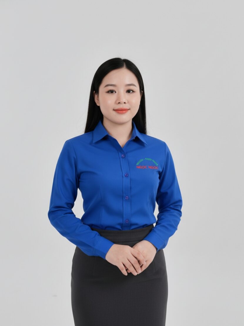 Áo sơ mi đồng phục trái cây Ngọc Ngọc