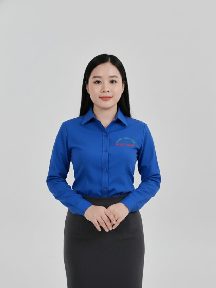 Áo sơ mi đồng phục trái cây Ngọc Ngọc