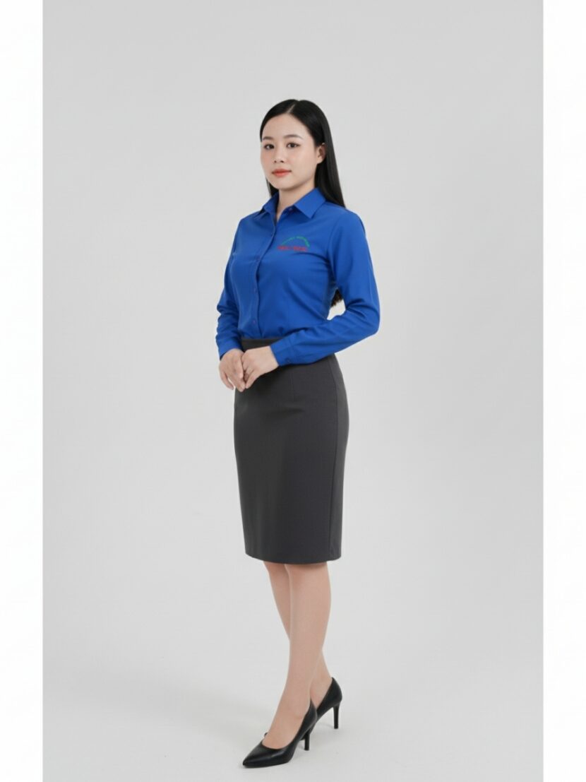 Áo sơ mi đồng phục trái cây Ngọc Ngọc