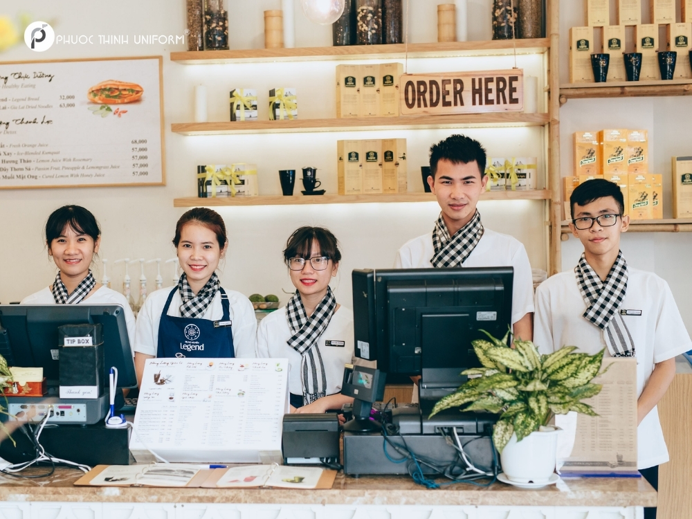 đồng phục quán cafe