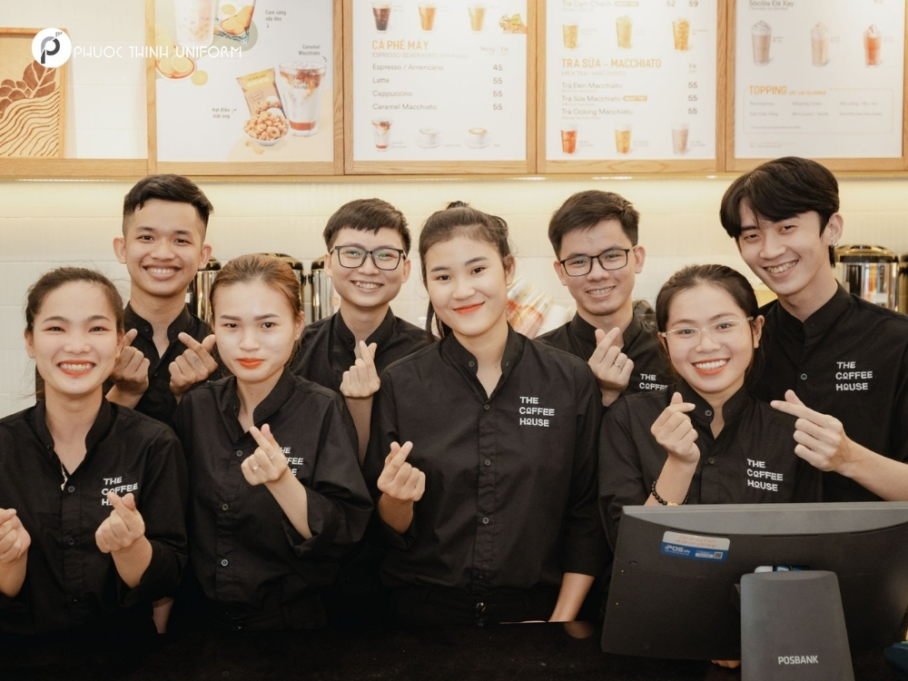 đồng phục quán cafe