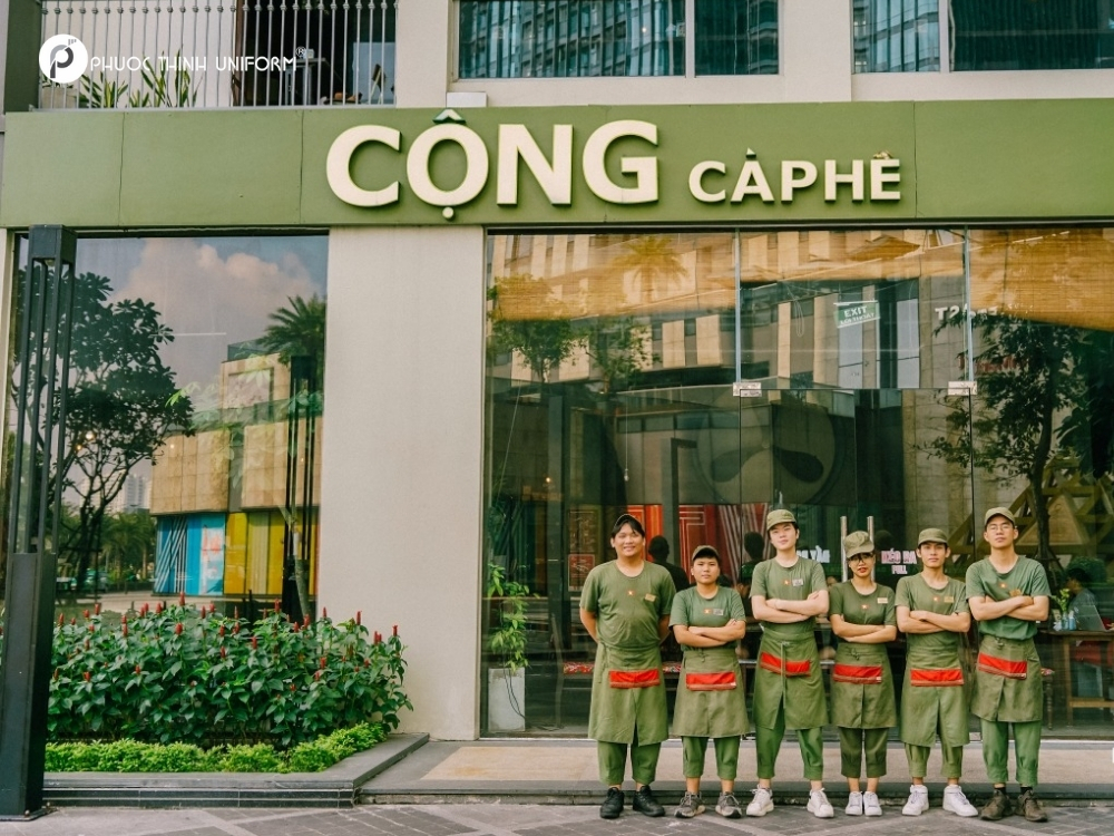 đồng phục quán cafe