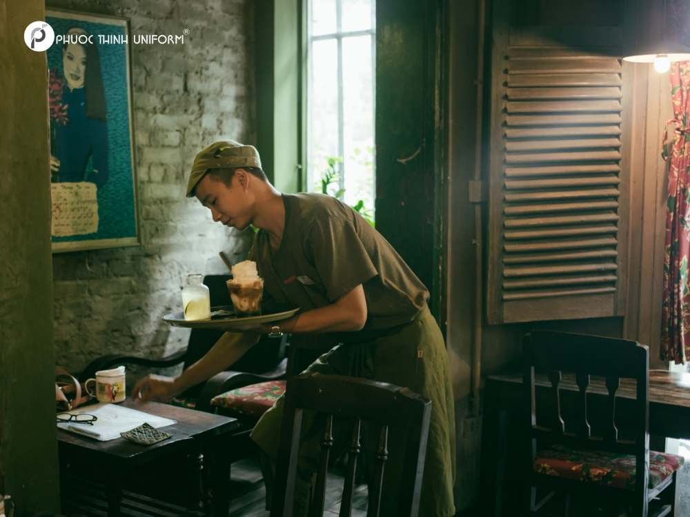 đồng phục quán cafe