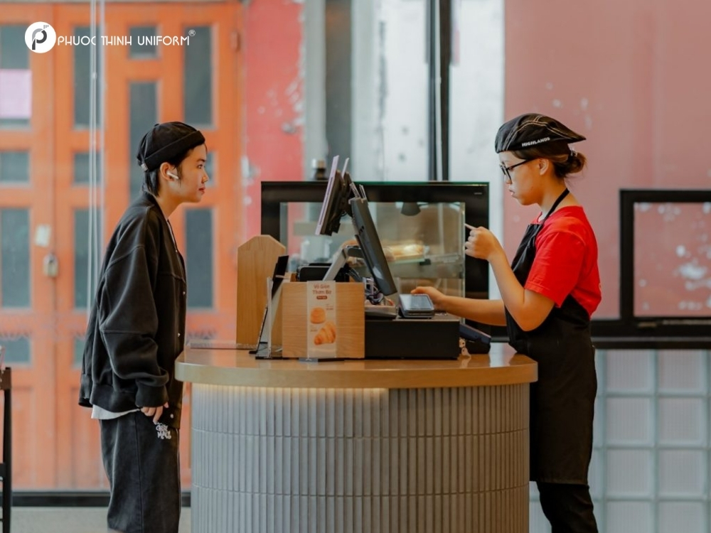 đồng phục quán cafe