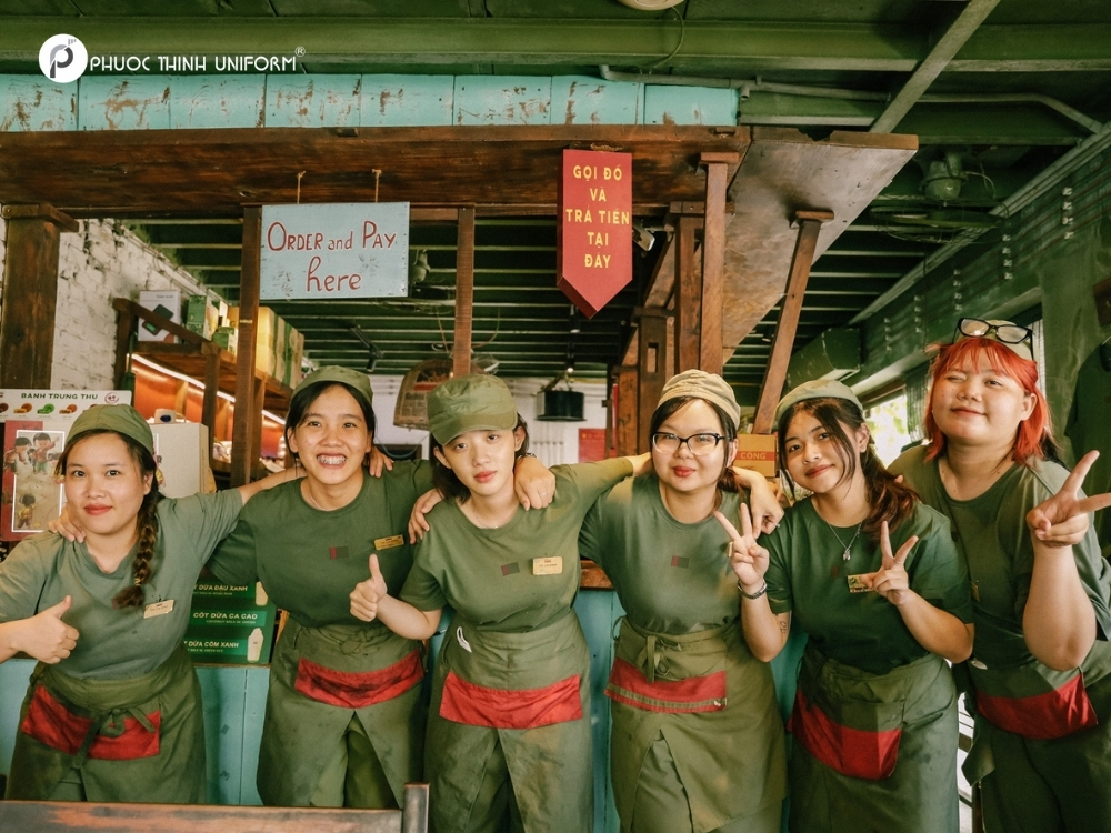 đồng phục quán cafe
