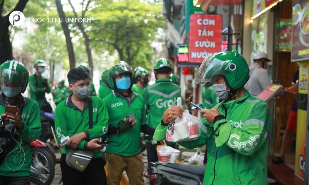 Cập nhật top 5+ mẫu đồng phục Grab chất lượng cao, tạo dấu ấn cho doanh nghiệp Đồng phục Grab