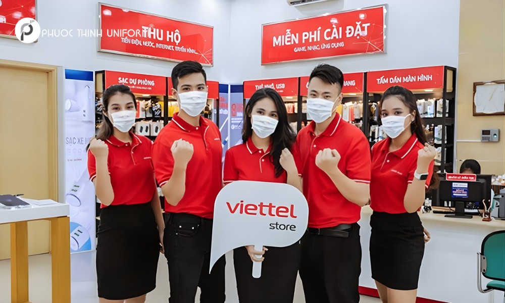 Top 7 mẫu đồng phục Viettel chuyên nghiệp may chuẩn mẫu tại xưởng mới nhất 2025 đồng phục viettel