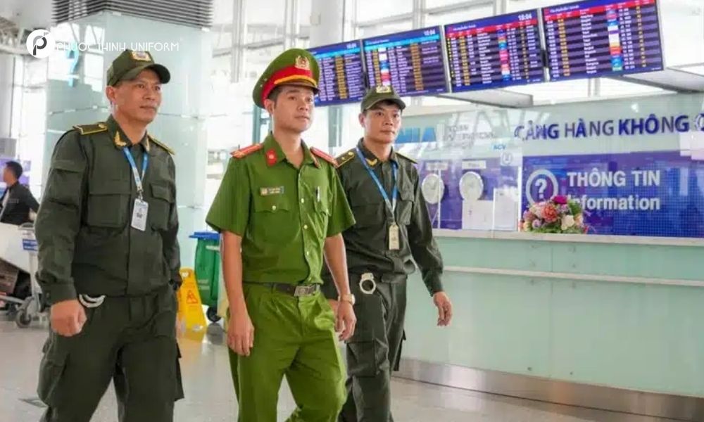 Đồng phục an ninh sân bay