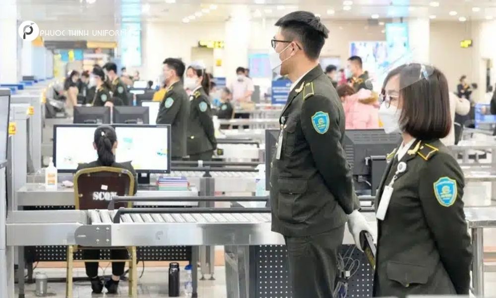 Đồng phục an ninh sân bay