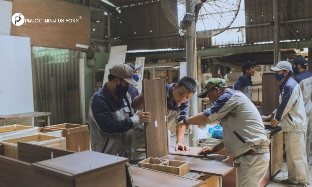 đồng phục công ty nội thất