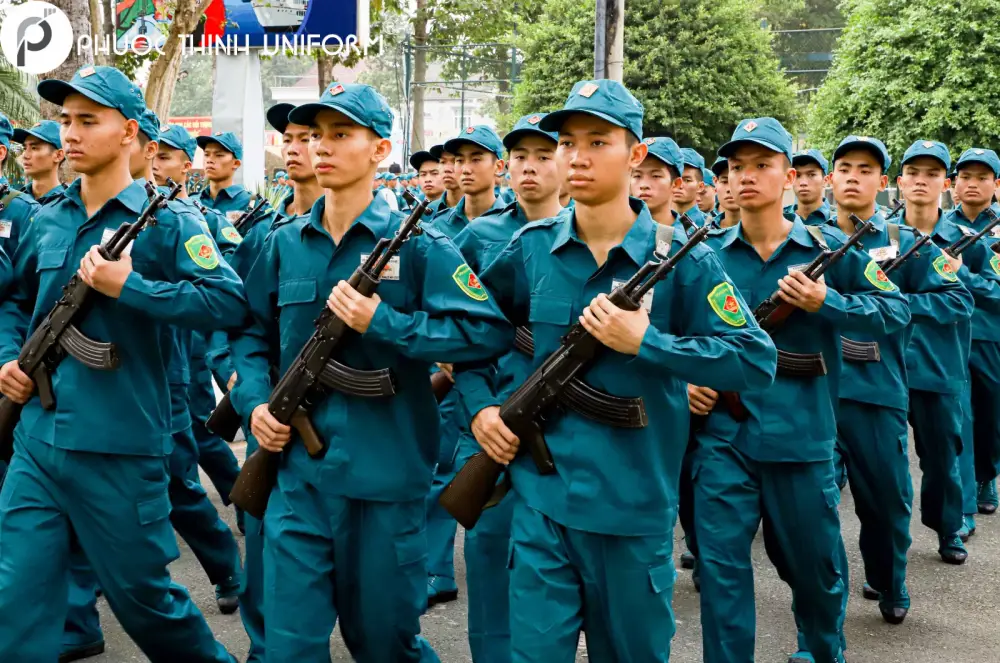 đồng phục dân quân tự vệ