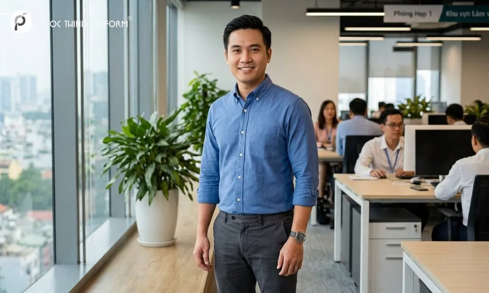 Áo sơ mi Regular Fit cho công sở 