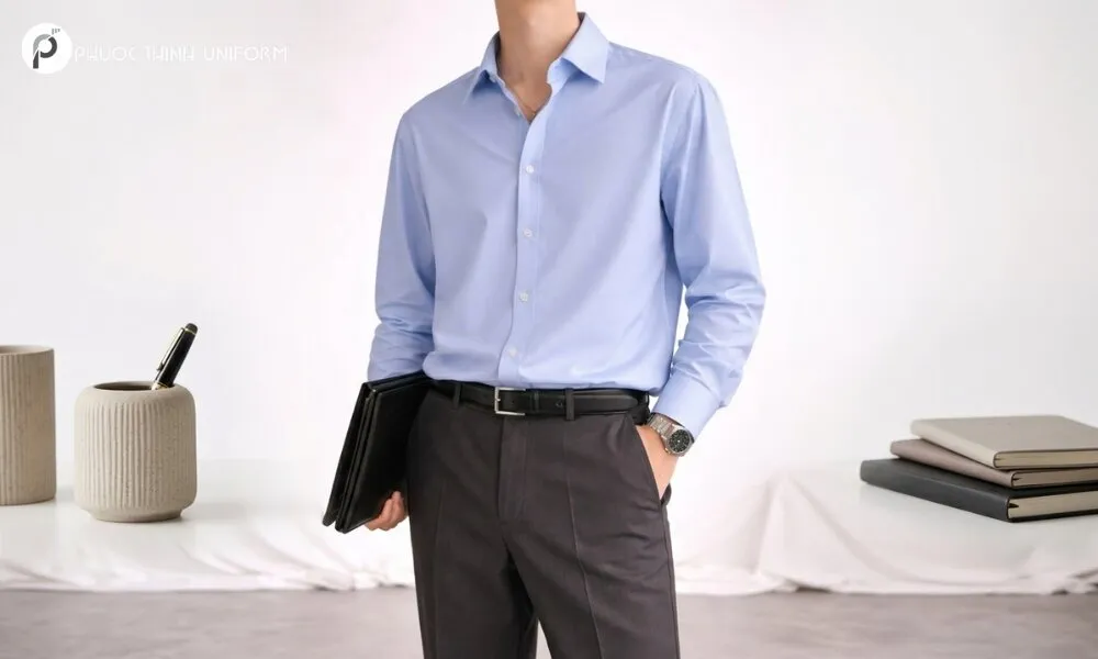 Sơ mi nam dáng Slimfit
