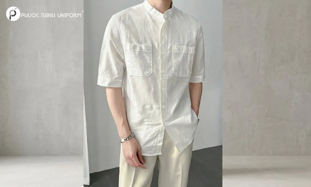 Vải cotton được sử dụng phổ biến làm áo sơ mi