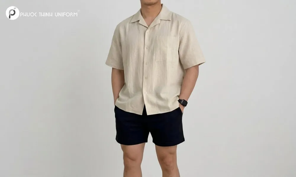 Áo sơ mi công sở tay ngắn