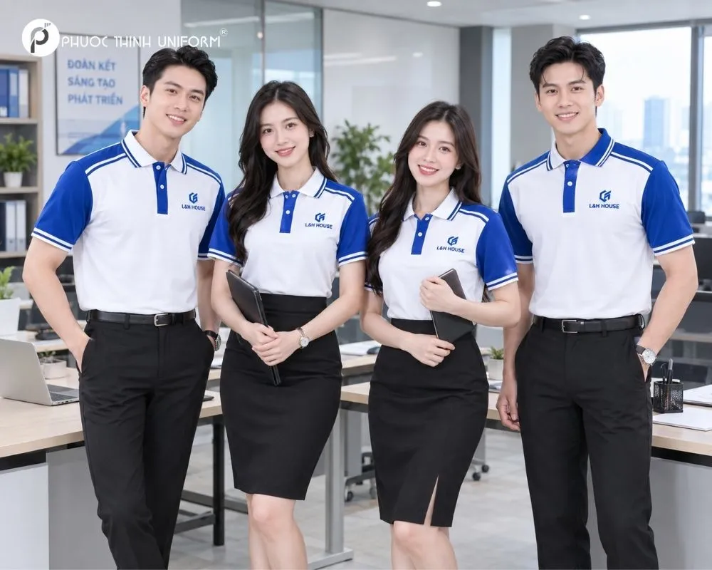 Màu sắc của áo thun đồng phục có cổ nên ưu tiên theo màu chủ đạo của thương hiệu